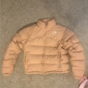 The North Face Women's Light Brown Puffer Jacket